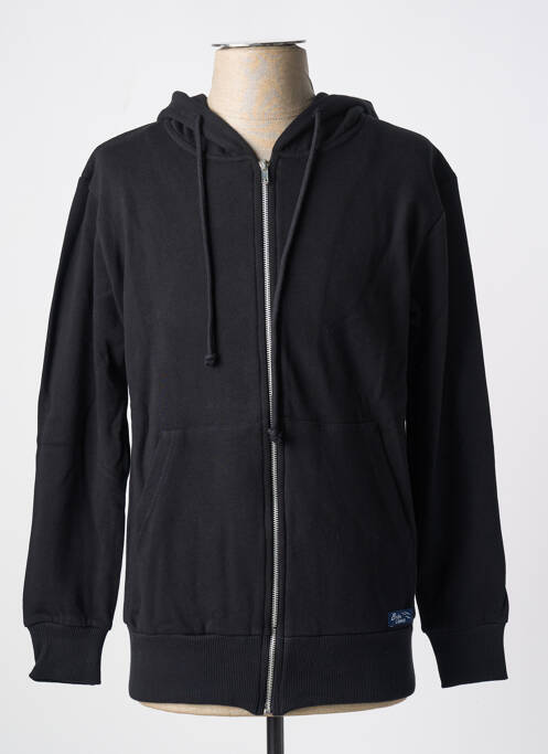 Veste casual noir BRISE LAMES pour homme