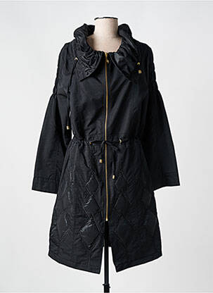 Parka fermeture zippée sur le devant sans capuche noir GRIFFON femme