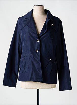 Blazer poches bleu GEVANA femme
