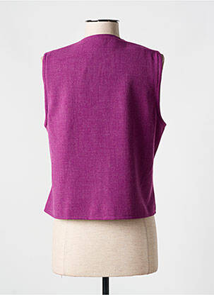 Gilet sans manche coupe cintrée rose SCARLET ROOS femme