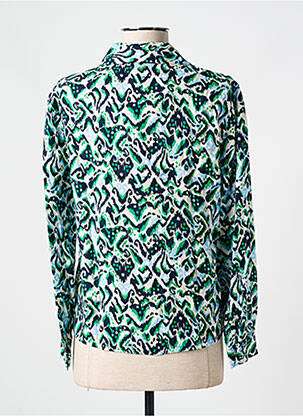 Chemisier coupe cintrée manches longues bleu ÉTYMOLOGIE femme