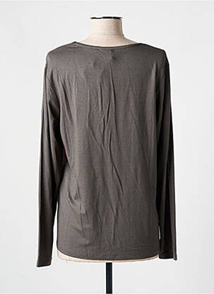 T-shirt manches longues manches longues marron BARBARA LEBEK femme