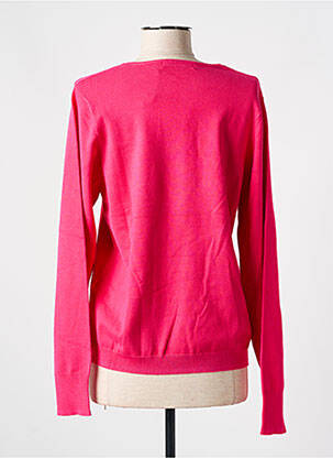 Pull coupe cintrée manches longues rose ÉTYMOLOGIE femme
