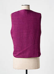 Gilet sans manche rose SCARLET ROOS pour femme seconde vue
