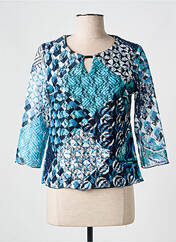 Top bleu CHRISTINE LAURE pour femme seconde vue