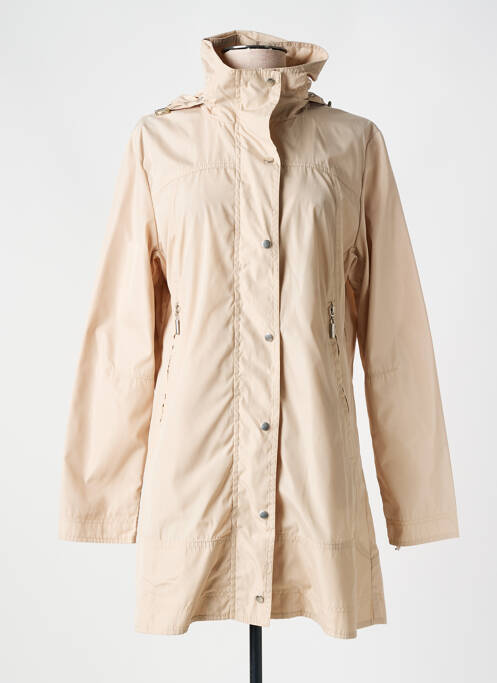 Coupe-vent poches a capuche beige GRIFFON femme