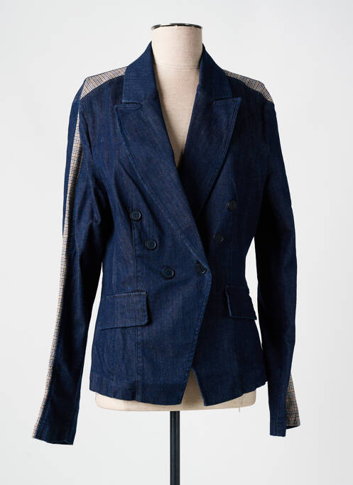 Blazer fausses poches bleu PLEASE femme