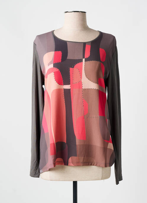 T-shirt marron BARBARA LEBEK pour femme