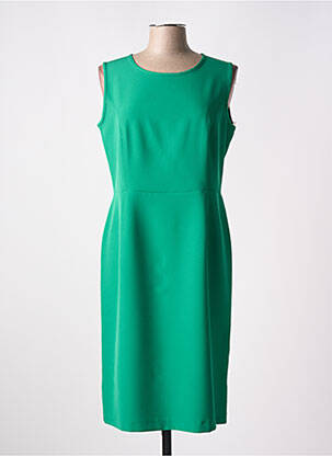 Robe mi-longue sans manche sans manche vert MODISSIMO femme