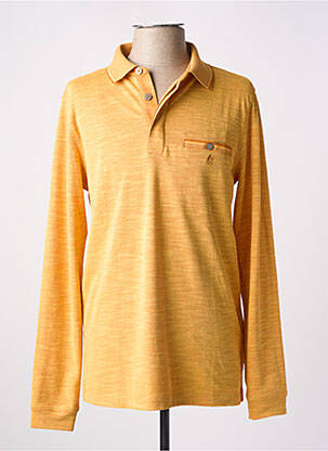 Polo manches longues manches longues jaune HAJO homme