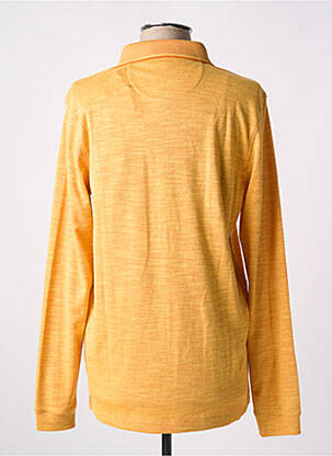 Polo manches longues manches longues jaune HAJO homme