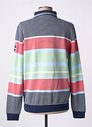 Pull manches longues manches longues bleu HAJO homme