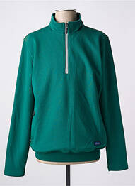 Sweat-shirt manches longues manches longues vert HAJO homme