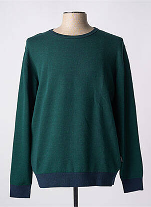 Pull col rond manches longues vert HAJO homme