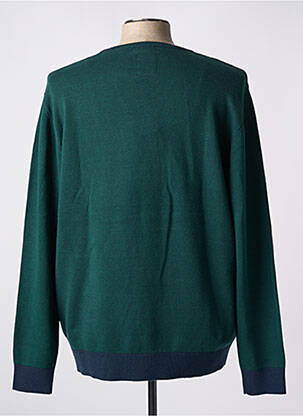 Pull col rond manches longues vert HAJO homme