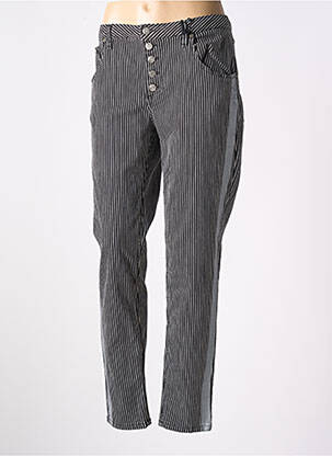 Pantalon slim poches noir PLEASE femme