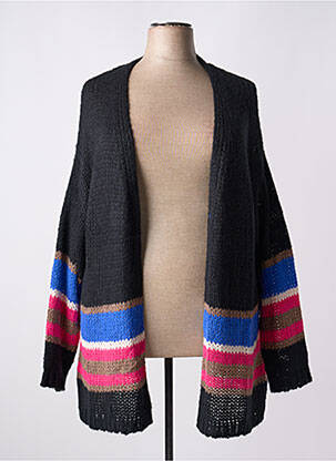 Gilet manches longues noir CISO pour femme