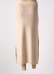 Jupe mi-longue beige C'EST BEAU LA VIE pour femme seconde vue