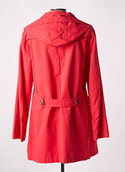 Trench rouge GELCO pour femme seconde vue