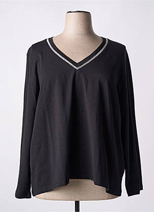 T-shirt noir CHRISTINE LAURE pour femme