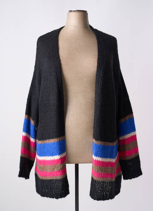 Gilet manches longues noir CISO pour femme