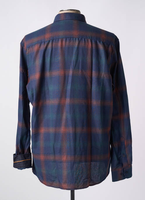 Chemise manches longues bleu CAPTEN pour homme