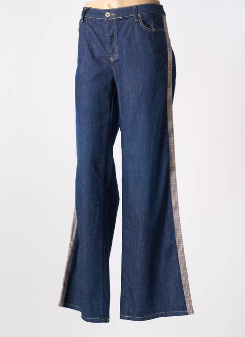 Pantalon flare bleu PLEASE pour femme