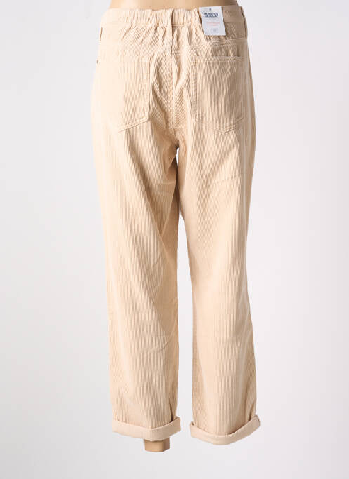 Pantalon slim beige C'EST BEAU LA VIE pour femme
