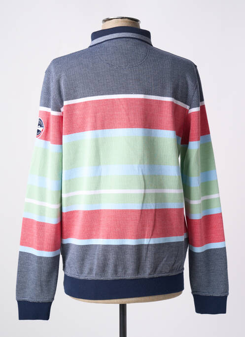 Pull bleu HAJO pour homme