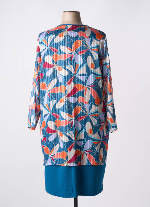 Robe mi-longue bleu GREGORY PAT pour femme