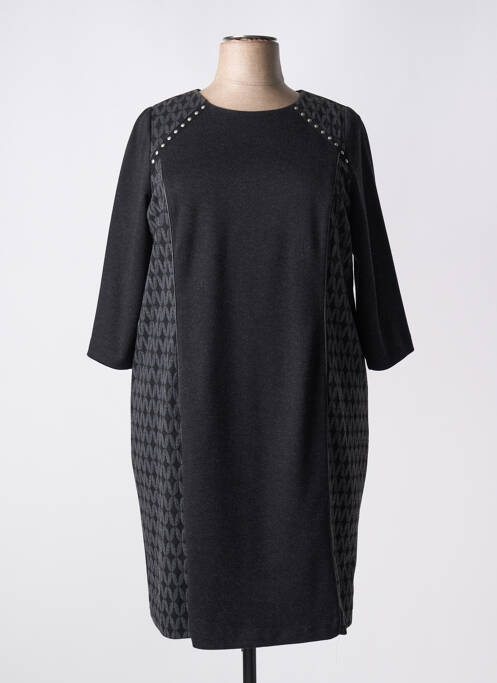 Robe mi-longue noir GUY DUBOUIS pour femme