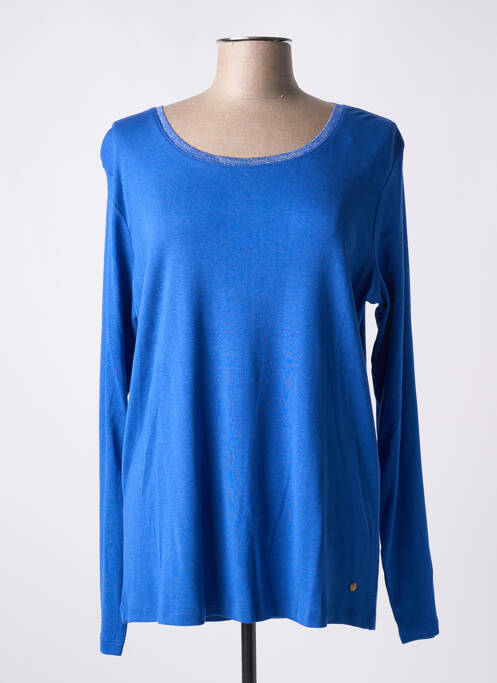 Top bleu C'EST BEAU LA VIE pour femme