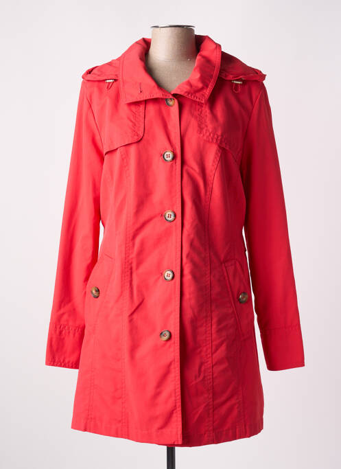 Trench rouge GELCO pour femme