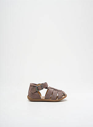 Sandales/nu pieds bout rond bout rond marron POM D'API garçon