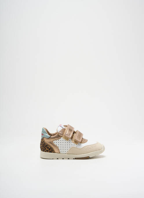 Baskets impression bout rond blanc POM D'API fille