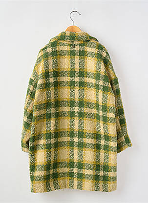 Manteau long coupe droite sans capuche vert DIXIE fille