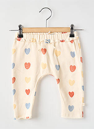 Sarouel taille élastique taille élastique beige LES PETITES CHOSES fille