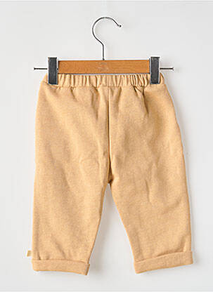 Pantalon droit poches taille élastique beige LES PETITES CHOSES garçon