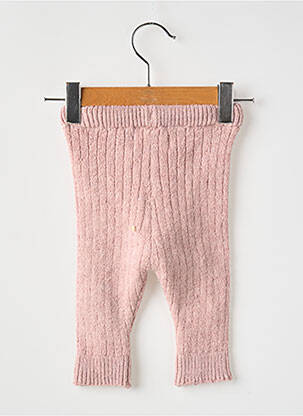 Legging slim taille élastique rose TOCOTO VINTAGE fille