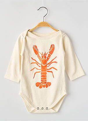 Body lingerie sérigraphie orange MAISON LABICHE enfant
