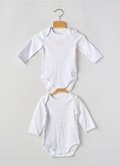Body lingerie blanc CARREMENT BEAU pour fille seconde vue