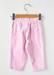 Pantalon droit rose CARREMENT BEAU pour fille seconde vue