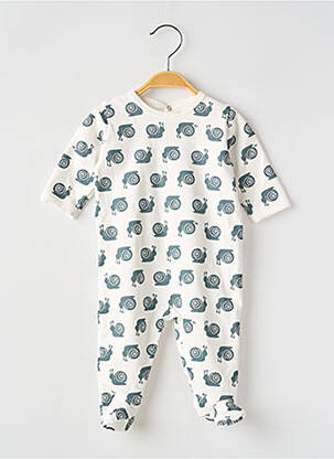 Pyjama blanc PETIT BATEAU pour garçon