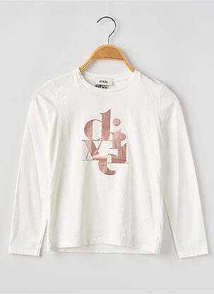 Top blanc DIXIE pour fille