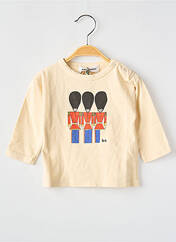 T-shirt beige BOBO CHOSES pour garçon seconde vue