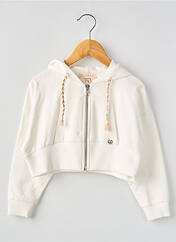 Veste casual blanc PLEASE pour fille seconde vue