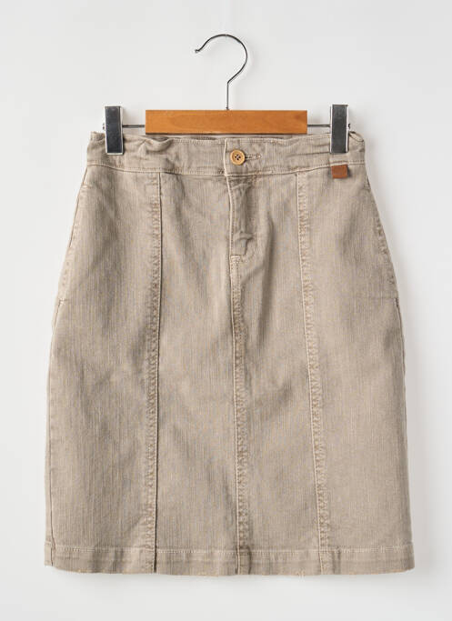 Jupe mi-longue beige TOCOTO VINTAGE fille