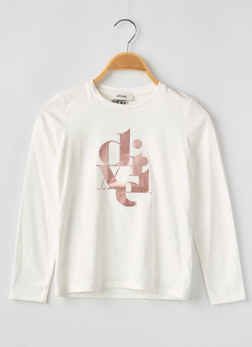 Top blanc DIXIE pour fille