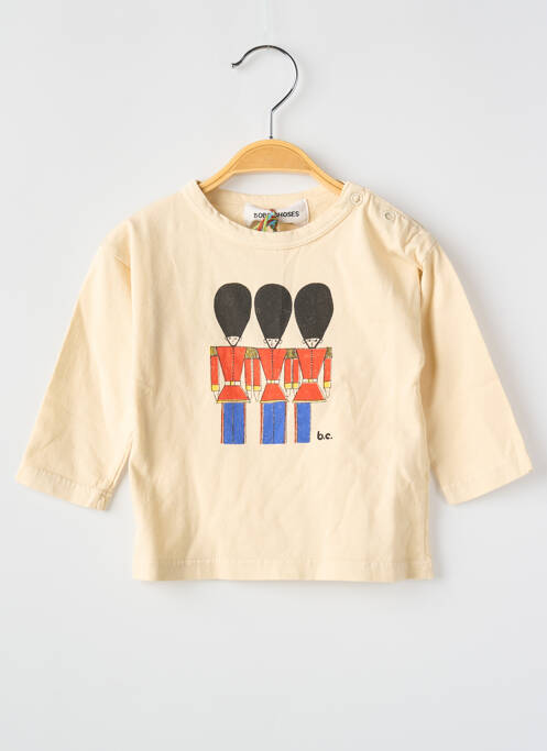 T-shirt beige BOBO CHOSES pour garçon