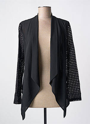 Gilet manches longues manches longues noir PAUL BRIAL femme
